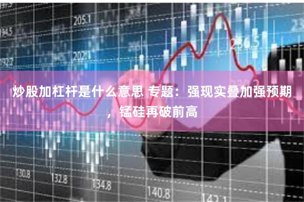 炒股加杠杆是什么意思 专题：强现实叠加强预期，锰硅再破前高