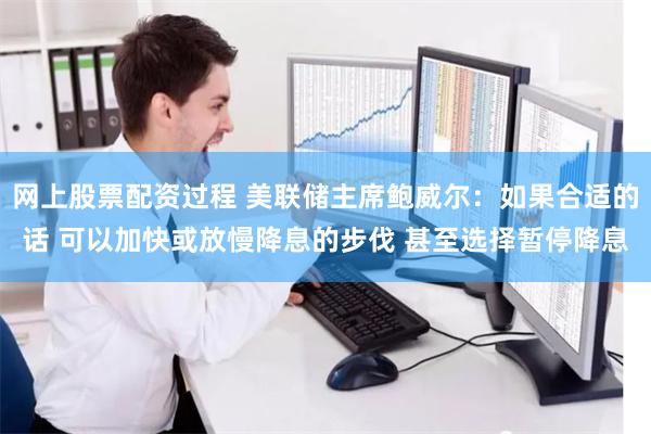 网上股票配资过程 美联储主席鲍威尔：如果合适的话 可以加快或放慢降息的步伐 甚至选择暂停降息