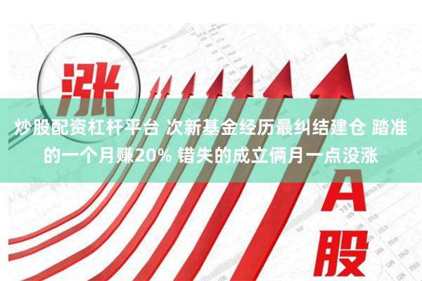 炒股配资杠杆平台 次新基金经历最纠结建仓 踏准的一个月赚20% 错失的成立俩月一点没涨