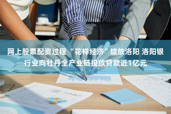 网上股票配资过程 “花样经济”绽放洛阳 洛阳银行业向牡丹全产业链投放贷款近1亿元