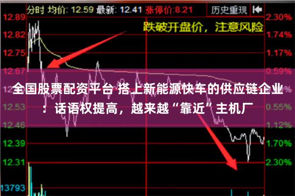 全国股票配资平台 搭上新能源快车的供应链企业：话语权提高，越来越“靠近”主机厂