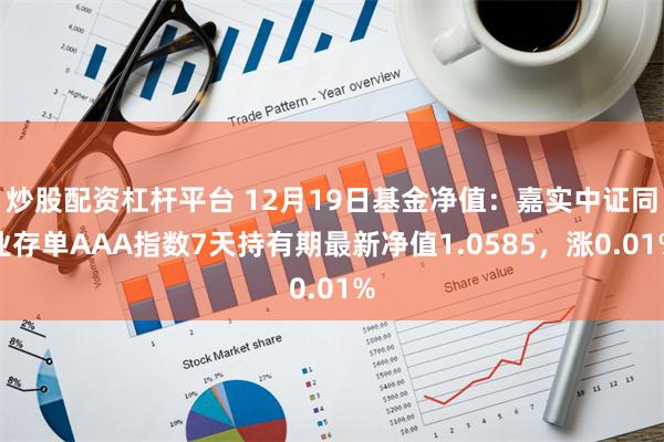 炒股配资杠杆平台 12月19日基金净值：嘉实中证同业存单AAA指数7天持有期最新净值1.0585，涨0.01%